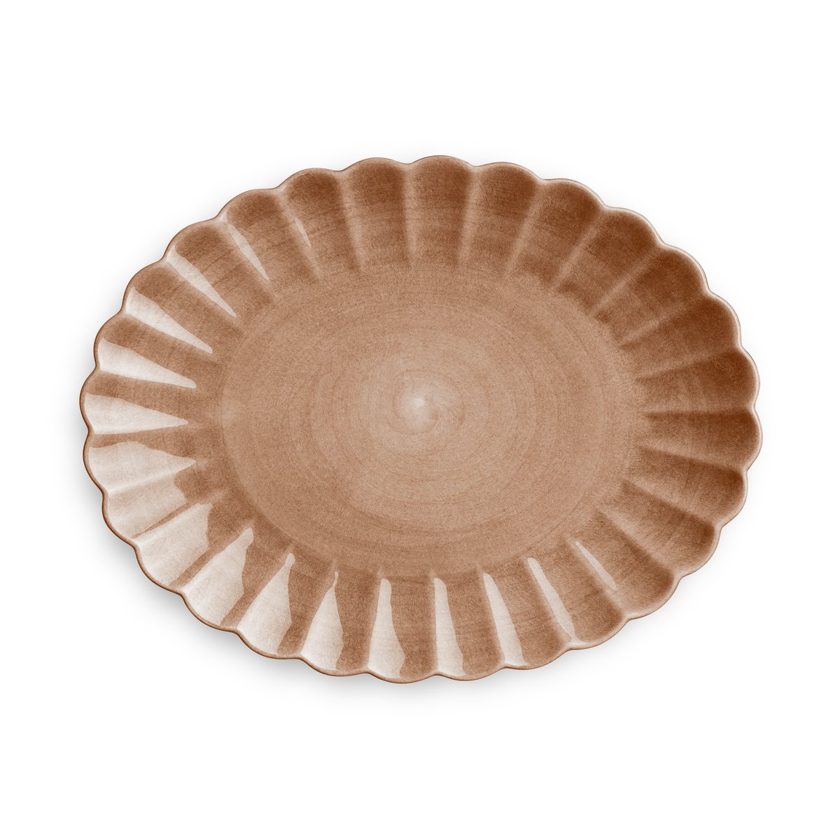 Mateus Oyster lautanen 30x35 cm Cinnamon