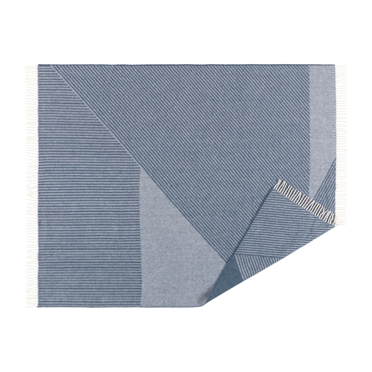 NJRD Stripes villahuopa 130x185 cm Sininen