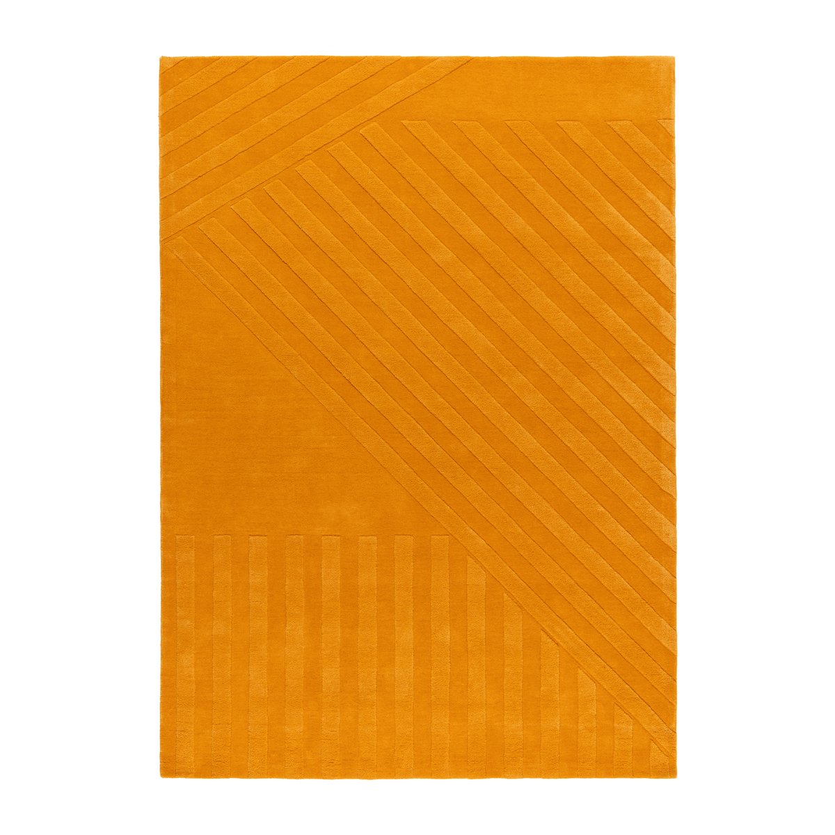 NJRD Levels villamatto stripes keltainen 200x300 cm