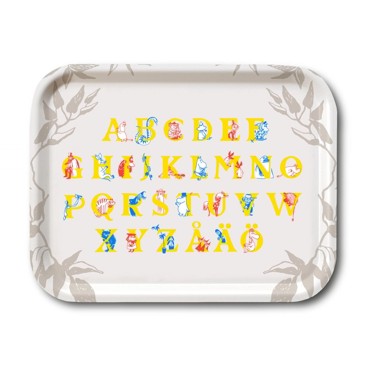Opto Design Muumi ABC -tarjotin 20x27 cm