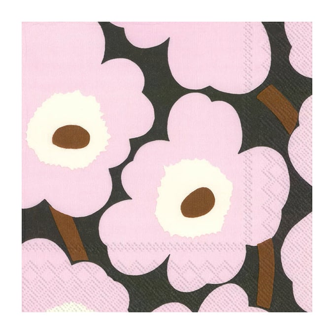 Marimekko Unikko servetti 33x33 cm 20 kpl Rose