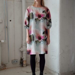 Pastel Floral Tencel Tunika