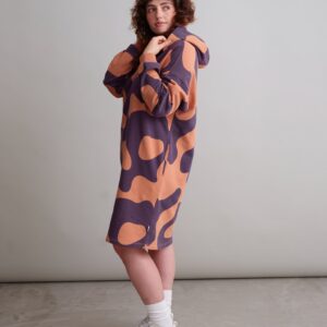 Swirl Oversize Hupparimekko Ruskea