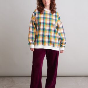 Velour Pants Burgundy