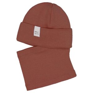 Lasten Fisherman Merino Balaclava Ruskea