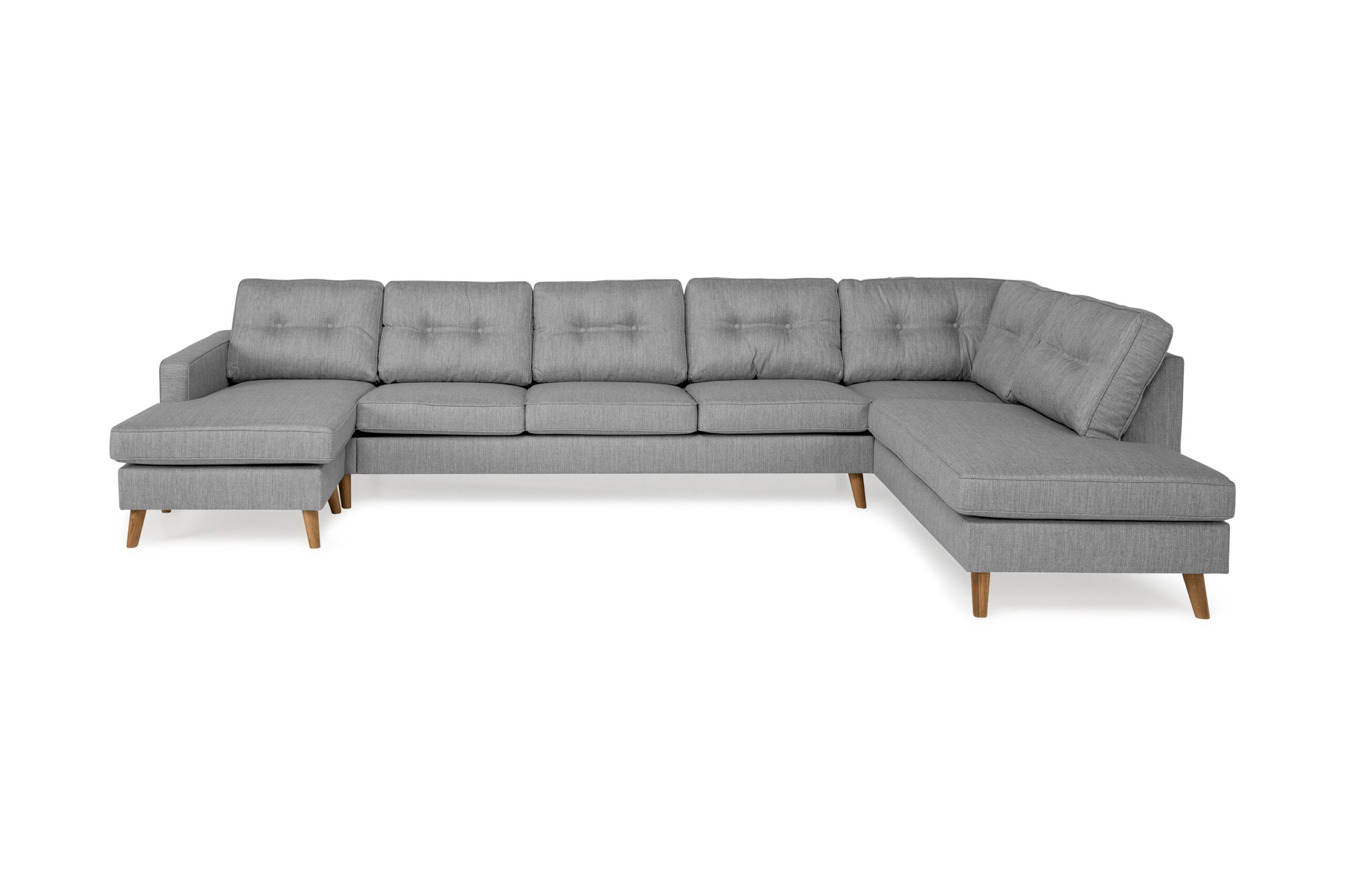U-Sohva Miller Large divaanilla Vasen - Harmaa