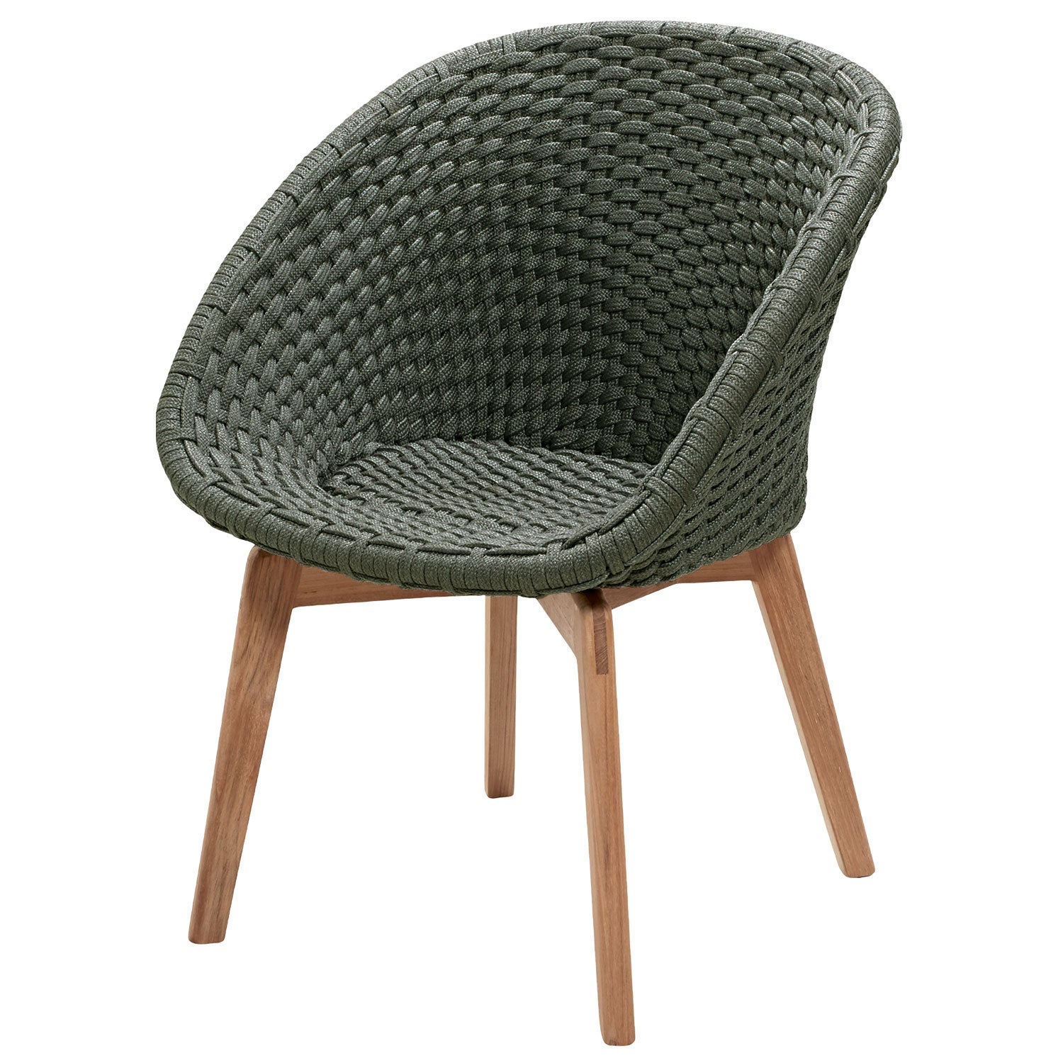 Cane-line, Peacock Käsinojatuoli Dark green
