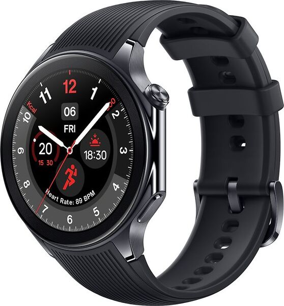 OnePlus Watch 2 -älykello, Black Steel