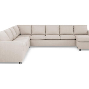 Kulmasohva Nevada XXL divaanilla Oikea - Beige