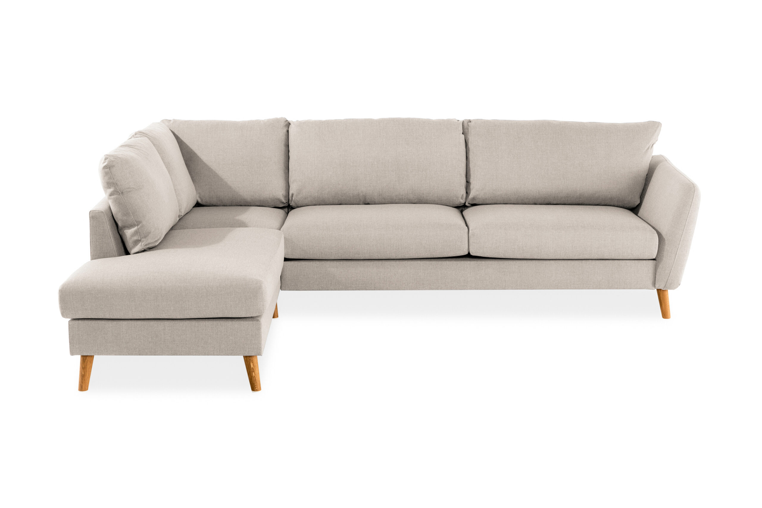 Trend 3-istuttava Sohva Leposohvalla Vasen - Beige