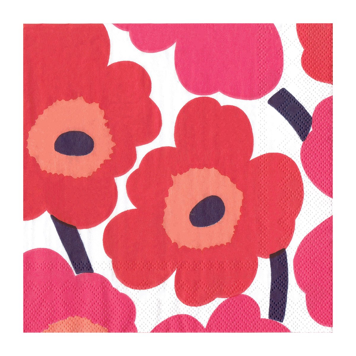 Marimekko Unikko servietti 40x40 cm 20-pakkaus Red