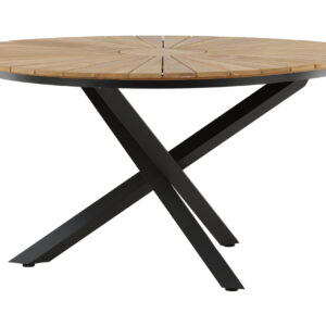 Ruokapöytä Mexico Pyöreä 140 cm Ruskea/Musta - Venture Home