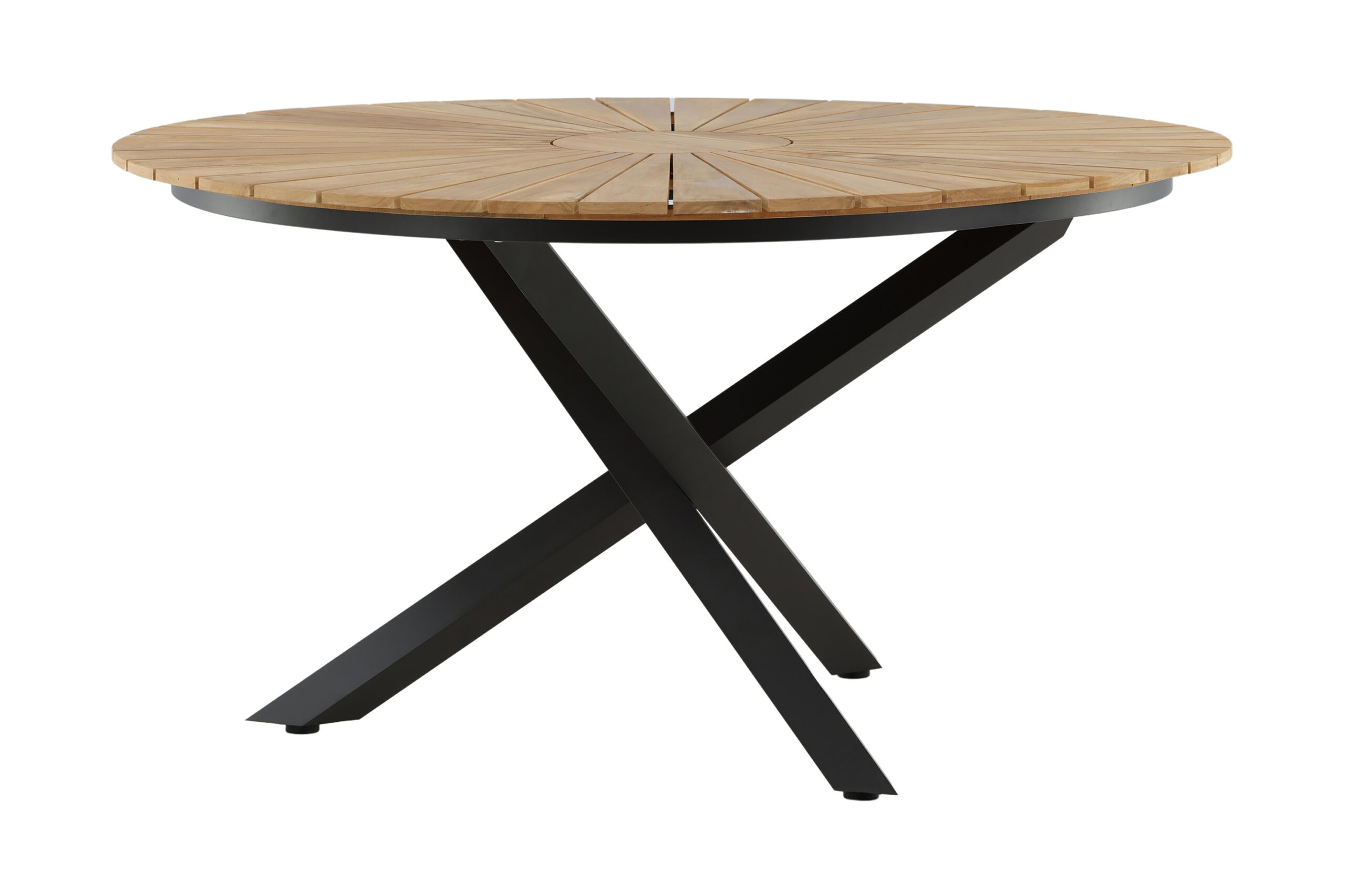 Ruokapöytä Mexico Pyöreä 140 cm Ruskea/Musta - Venture Home
