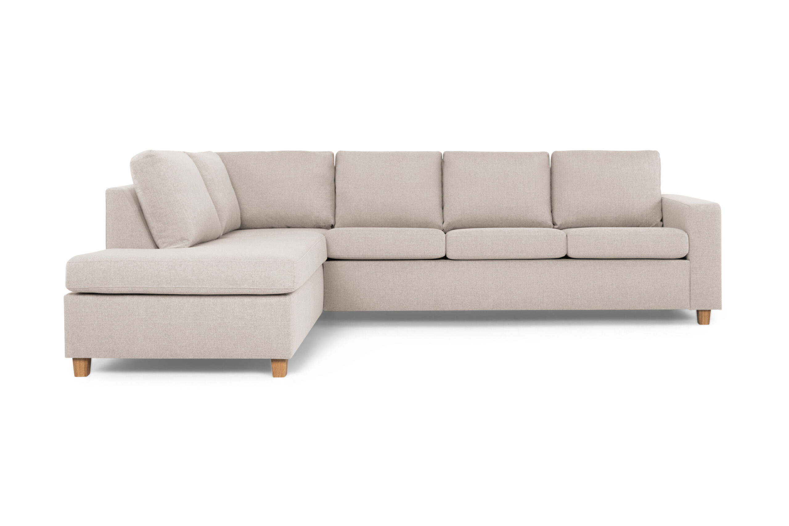 Sohva Nevada 3:n ist avopäädyllä Vasen - Beige