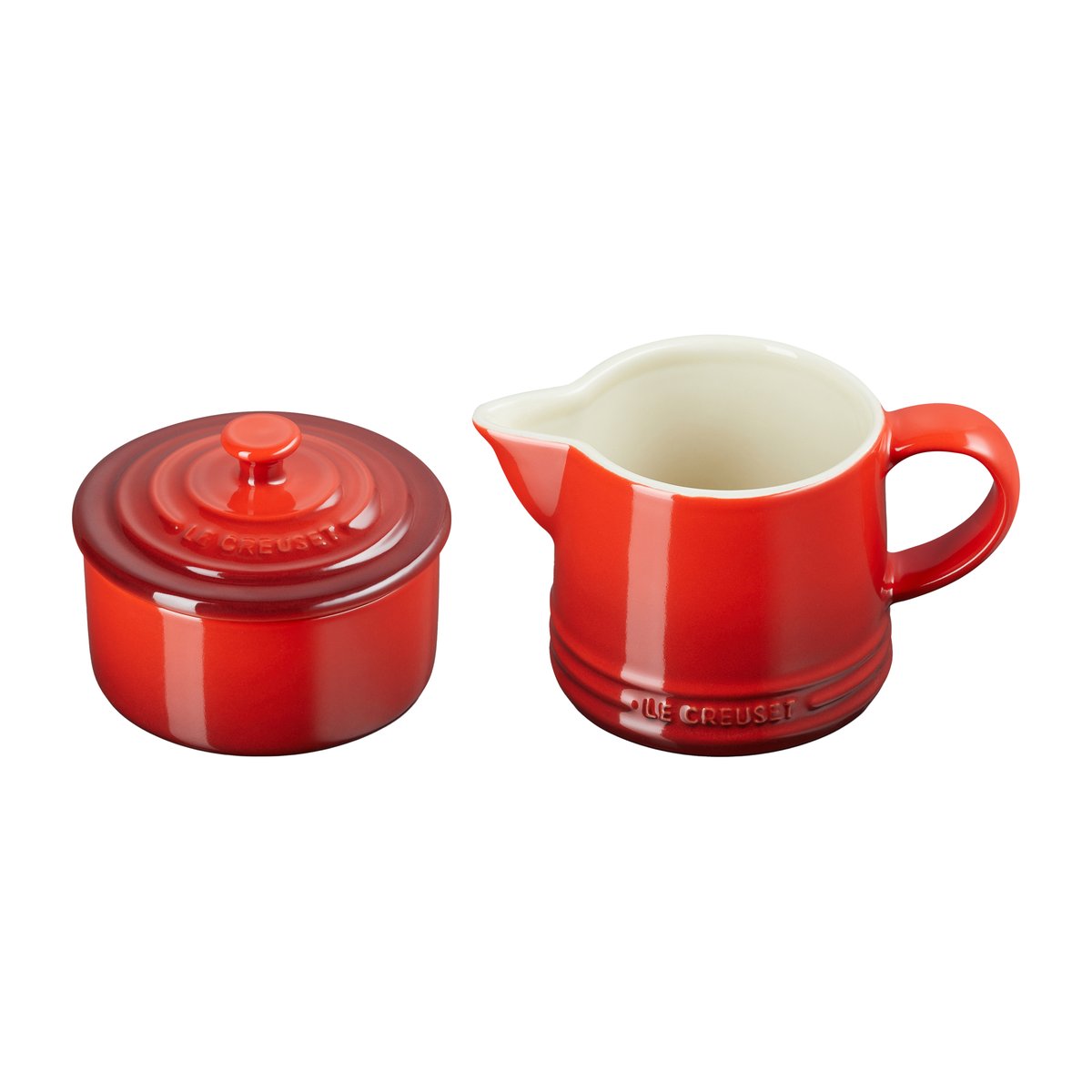 Le Creuset Le Creuset Signature sokerikko ja maitokannu Cerise