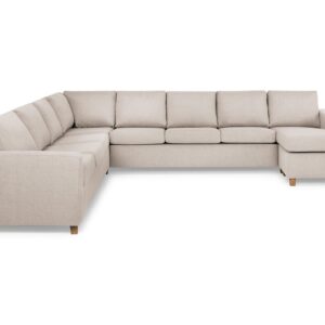 Kulmasohva Nevada XXL divaanilla Oikea - Beige