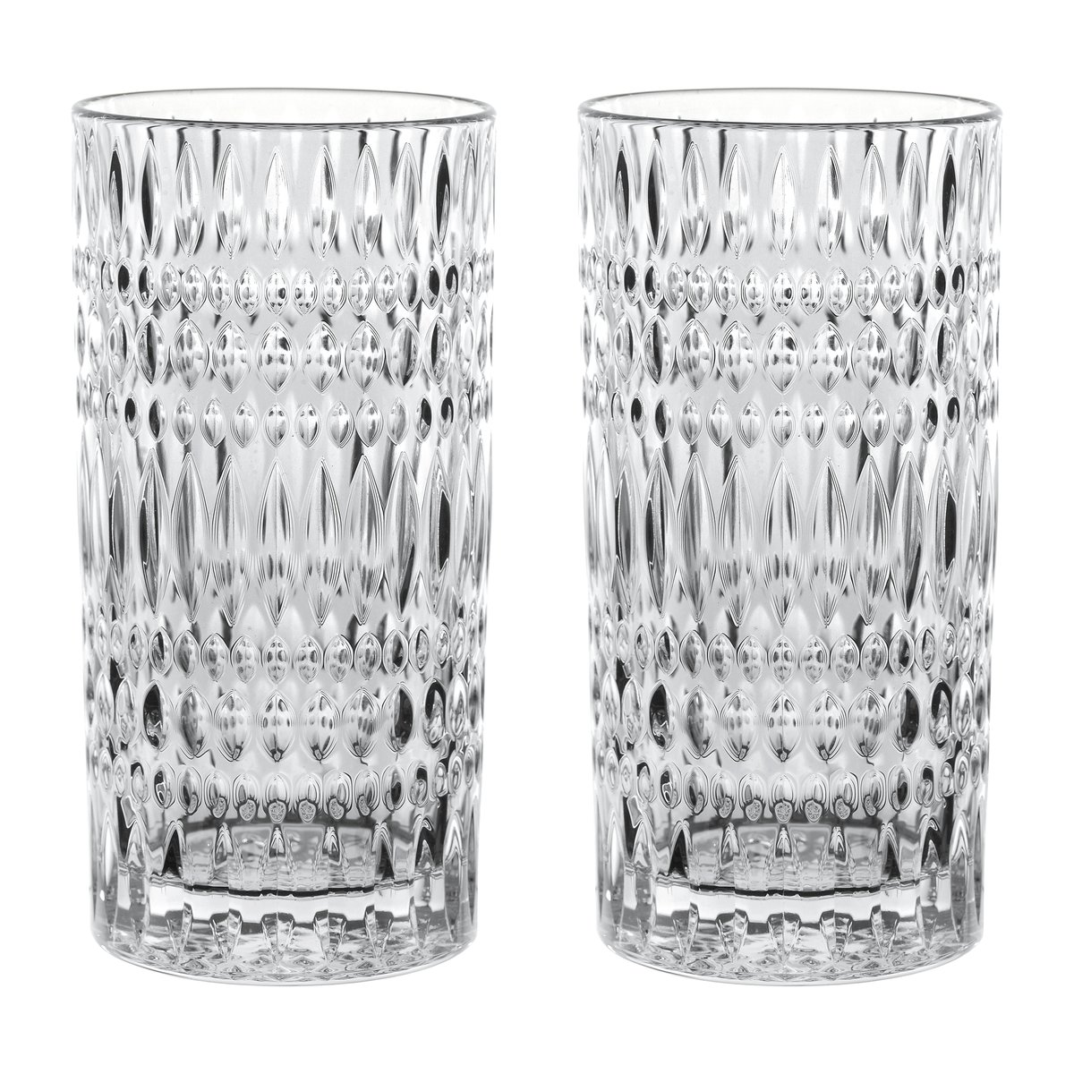 Nachtmann Ethno Barista Latte -lasi 43,4 cl 2-pakkaus Clear