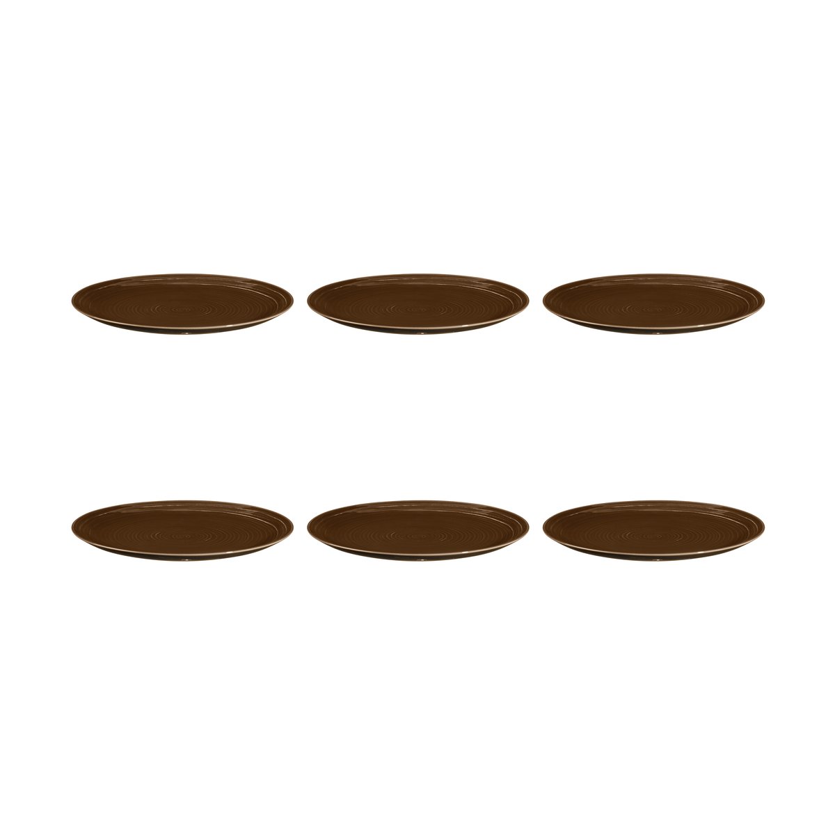 Seltmann Weiden Terra lautanen Ø 27,8 cm 6-pakkaus Earth Brown