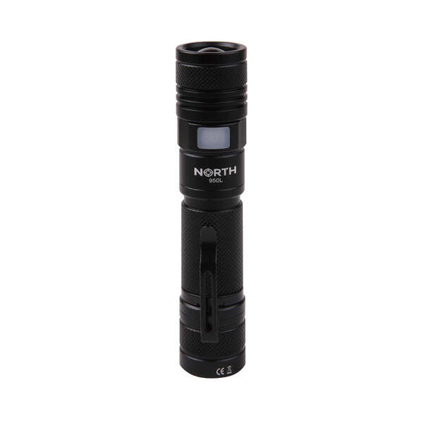 NORTH Taskulamppu 950 Lumen Zoom Musta Aviation Aluminium 10W Cree-Led (XML2)
