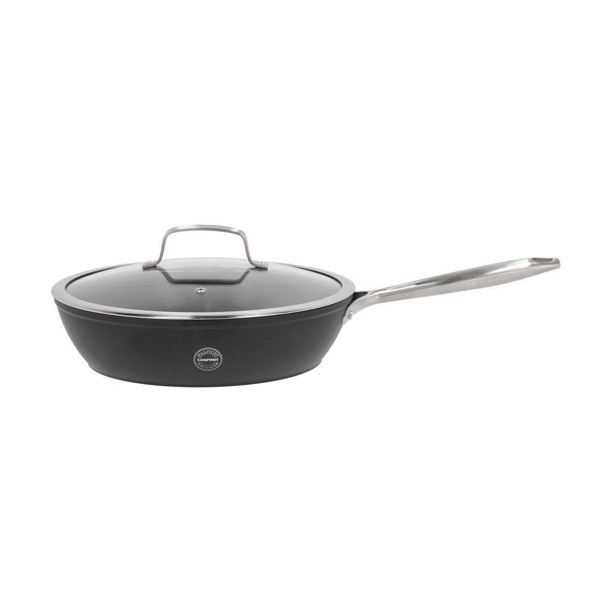 Pillivuyt Travo keraaminen paistokasari non-stick 28 cm Musta-alumiini