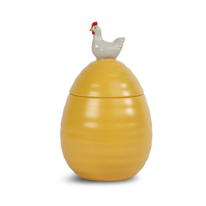 Sagaform Ellen säilytyspurkki kannella Ø11,5 cm Keltainen