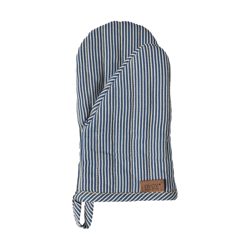 OYOY Striped denim patalappu Blue