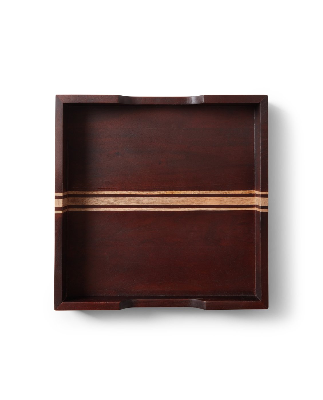 Lexington Wood tarjotin 30x30 cm Ruskea