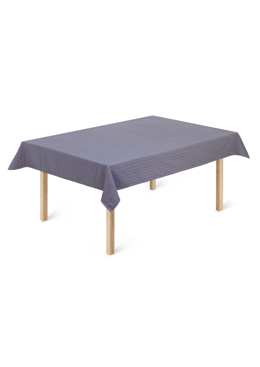 Lyngby Porcelæn Herringbone pöytäliina 150x320 cm Sininen
