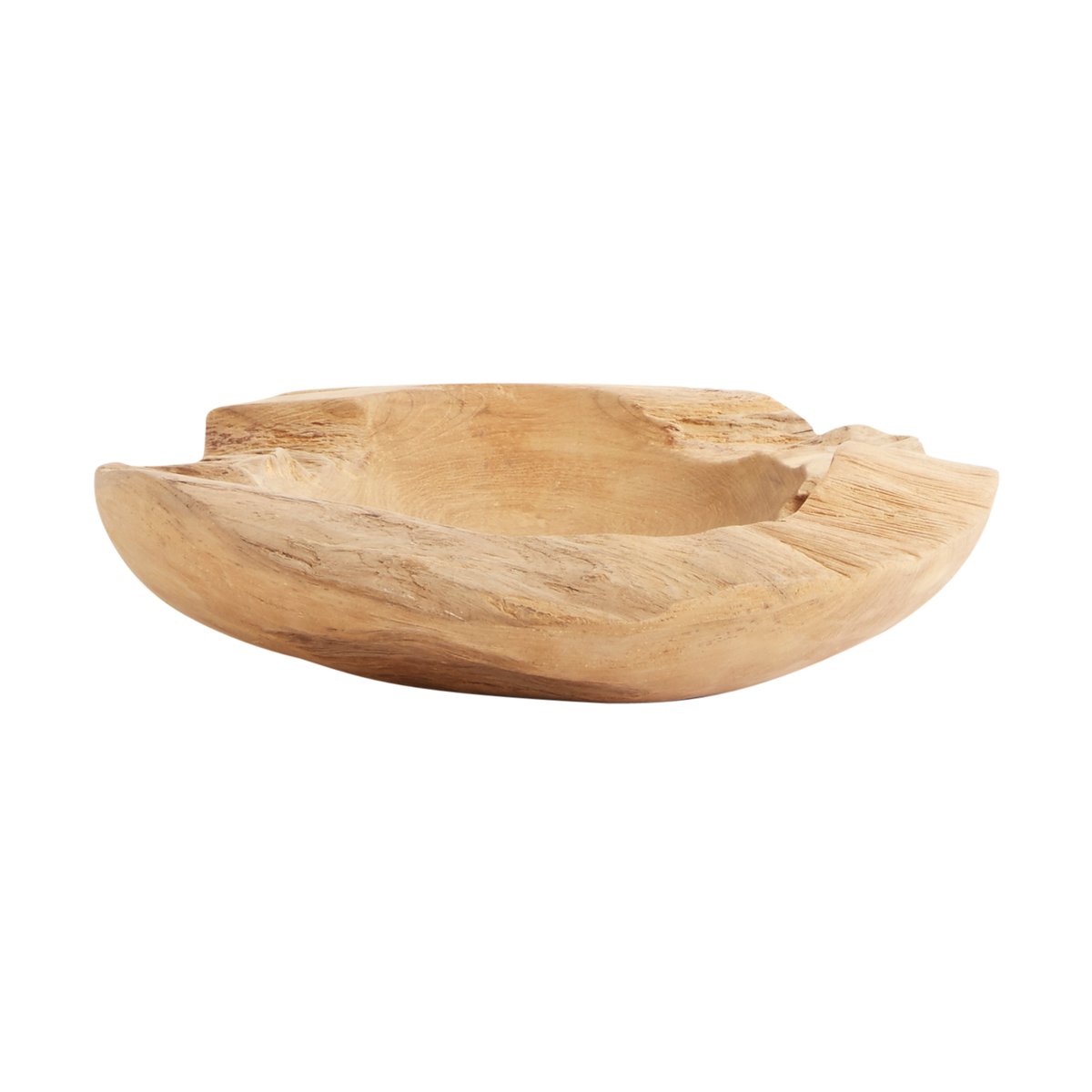 MUUBS Skål Rustic Teakjuuri Ø30 cm Luonto
