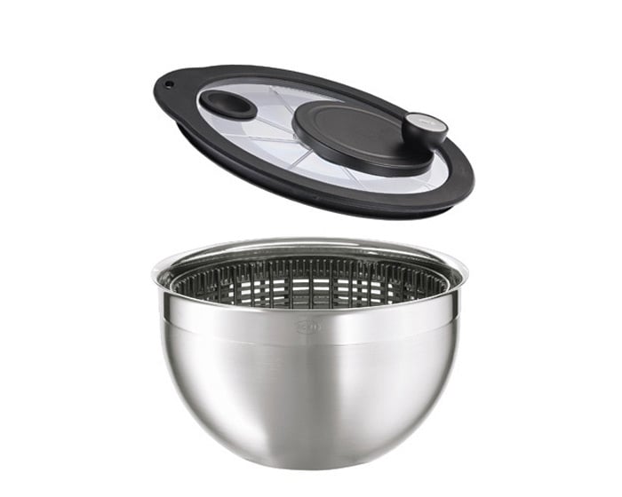Rösle Salaatinkuivaaja 24 cm Teräs-musta