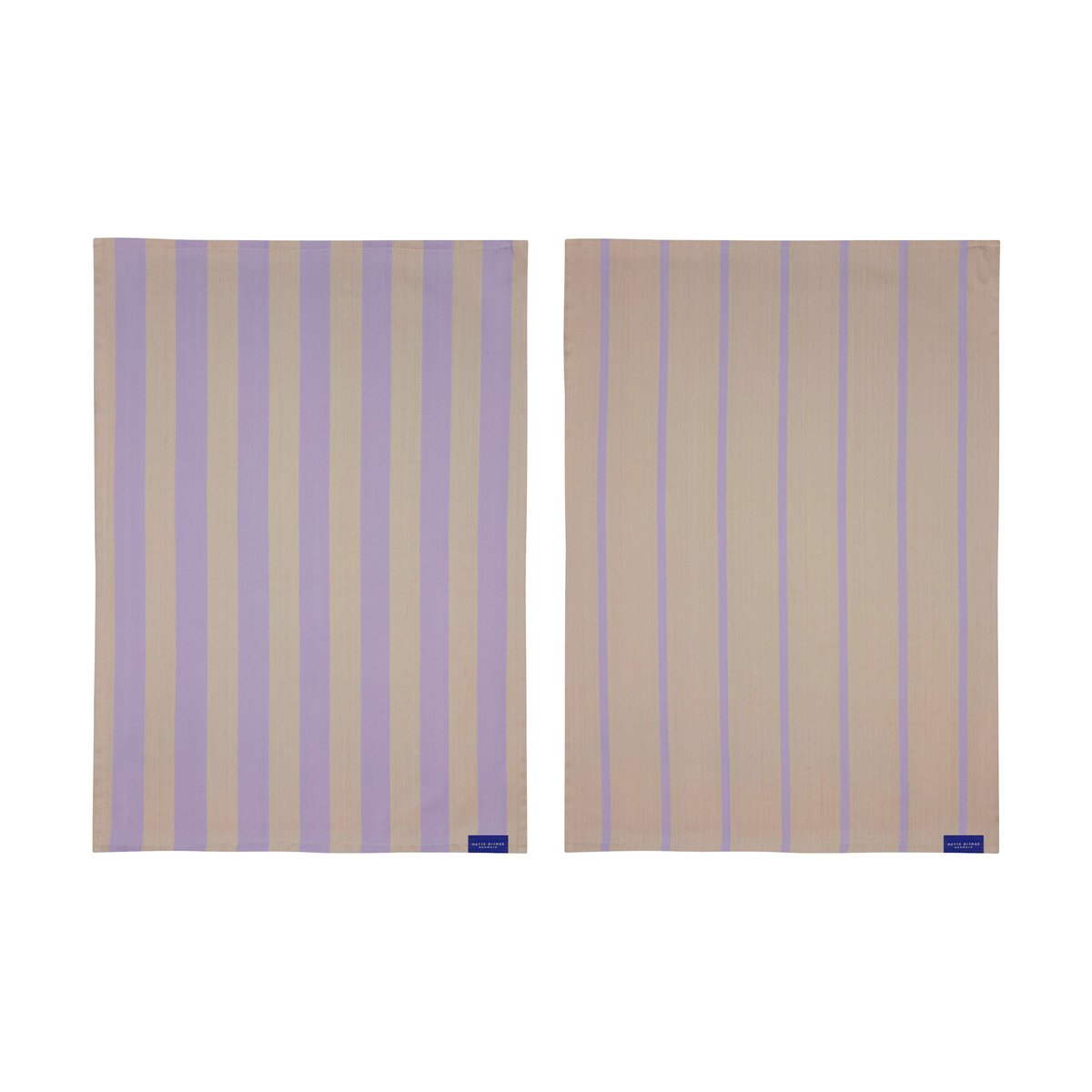 Mette Ditmer Stripes keittiöpyyhe 50x70 cm 2 kpl Sand