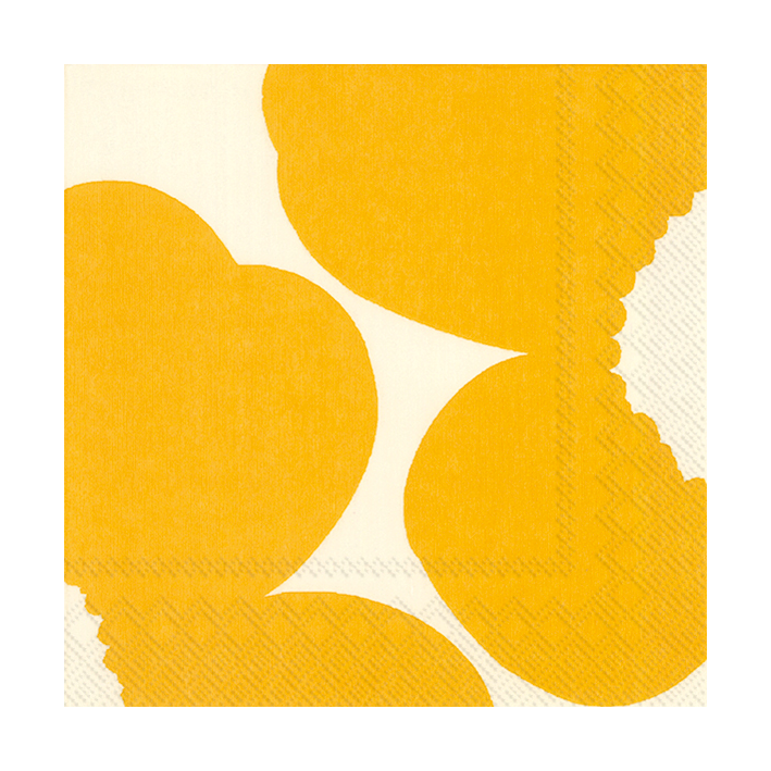 Marimekko Isot Unikot lautasliina 33x33 cm 20 kpl Cream