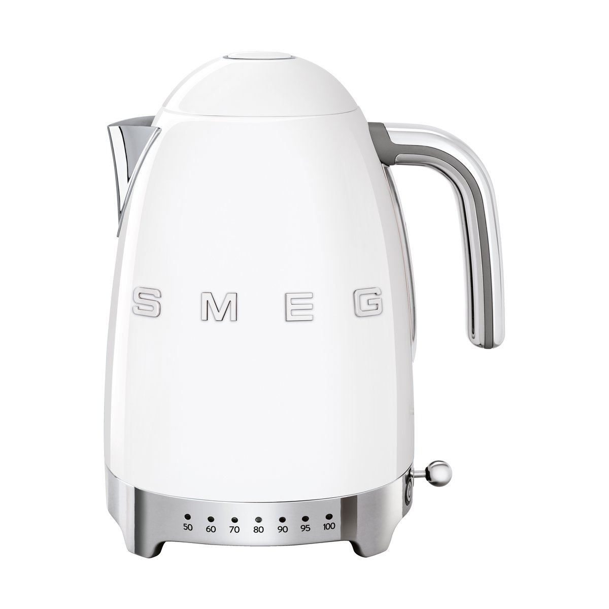 Smeg Smeg 50's Style vedenkeitin säädettävällä lämpötilalla 1,7 L Valkoinen