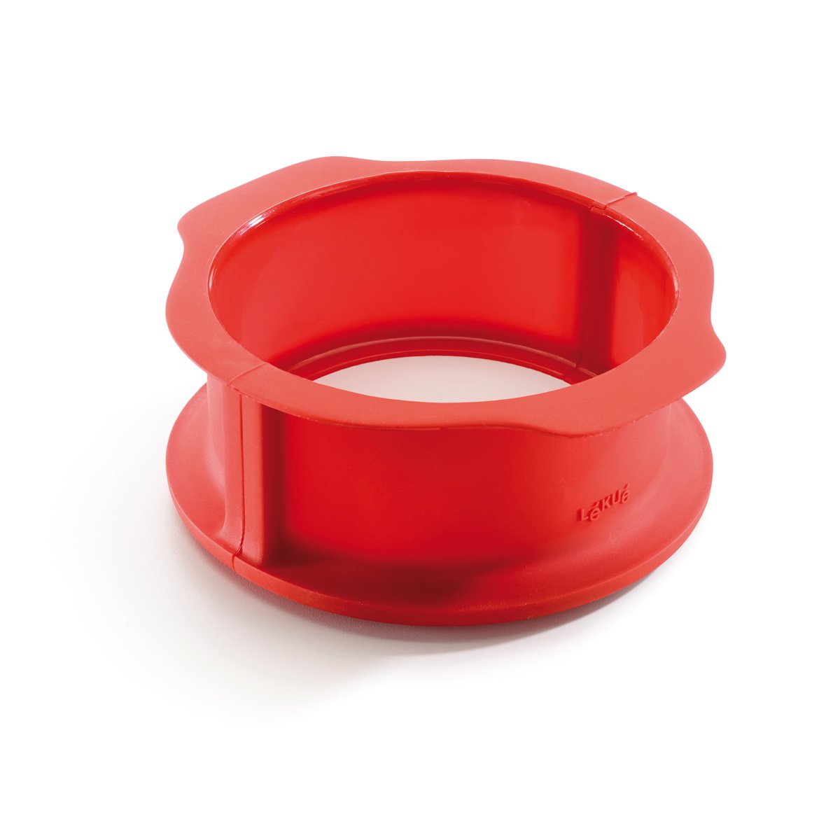 Lékué Lékué springform vuoka lautasella punainen 15 cm