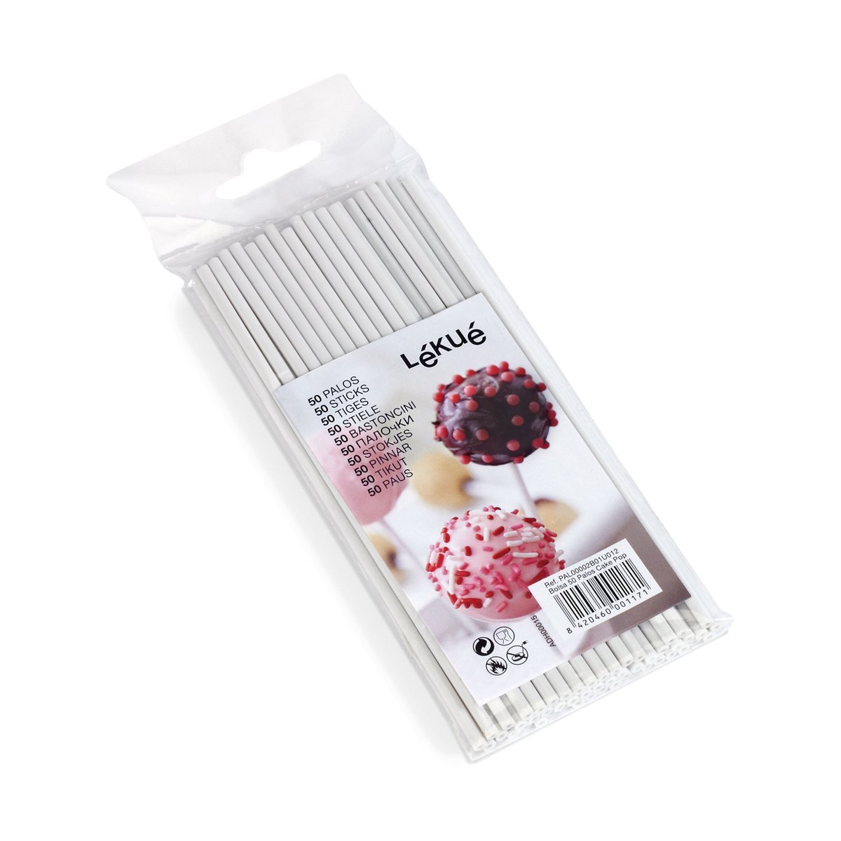 Lékué Lékué kakkutikkaritikut 50-pack Valkoinen
