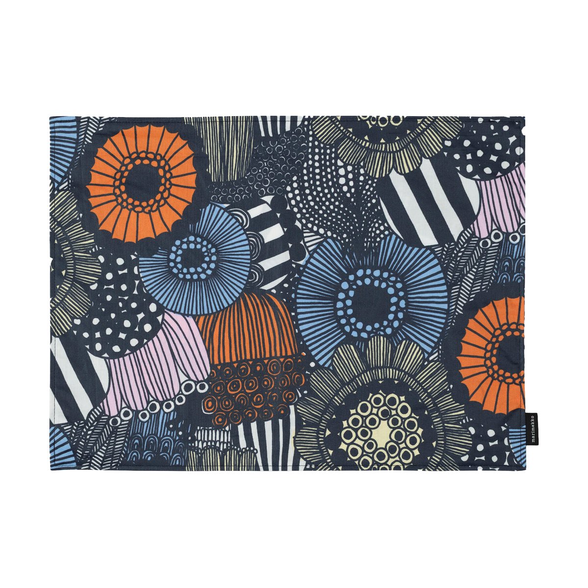 Marimekko Pieni Siirtolapuutarha pöytätabletti White-yellow-orange-light blue