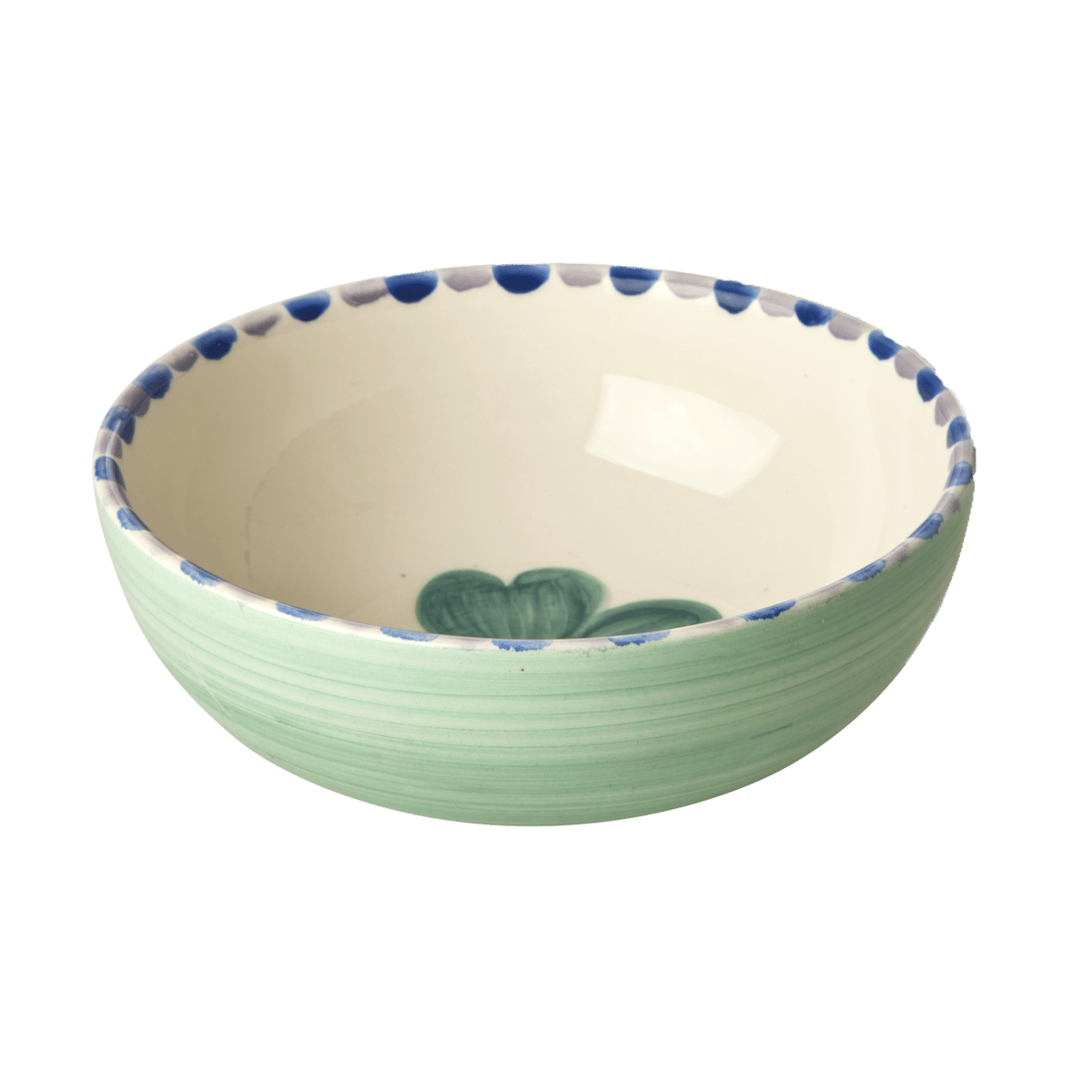 RICE Rice keraaminen kulho 35 cl Good Luck Clover-Soft green