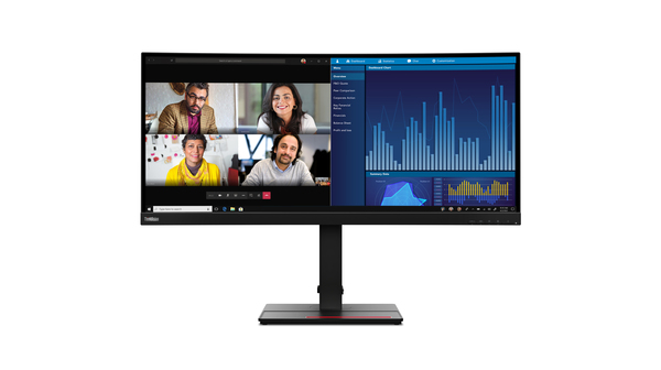 Lenovo 34" ThinkVision P34w-20, UWQHD, IPS -kaareva näyttö