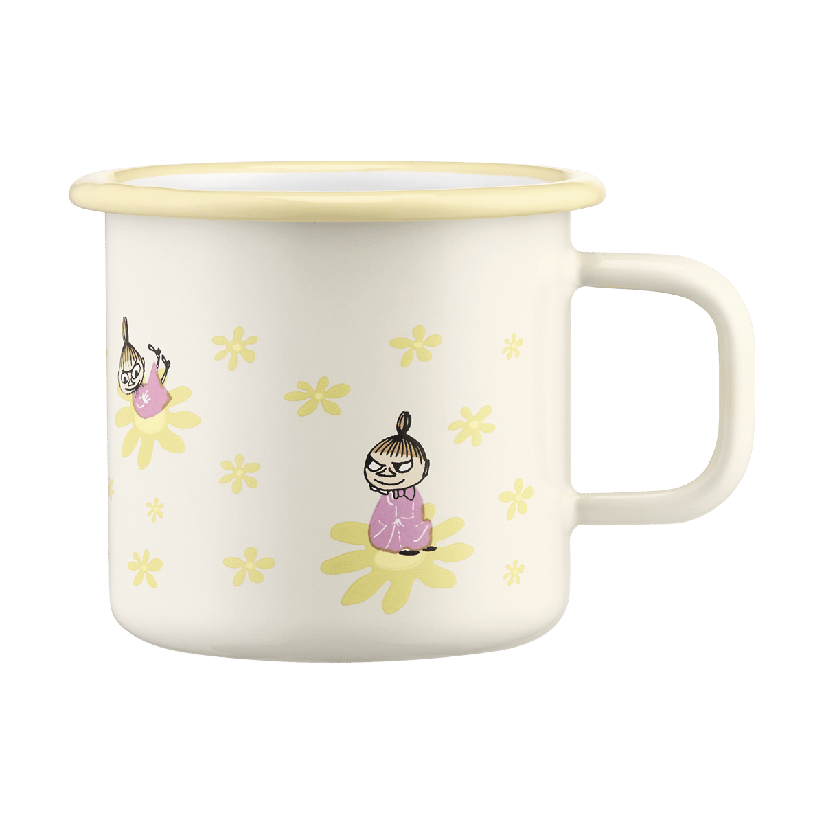 Muurla Moomin emalimuki 37 cl Kukat