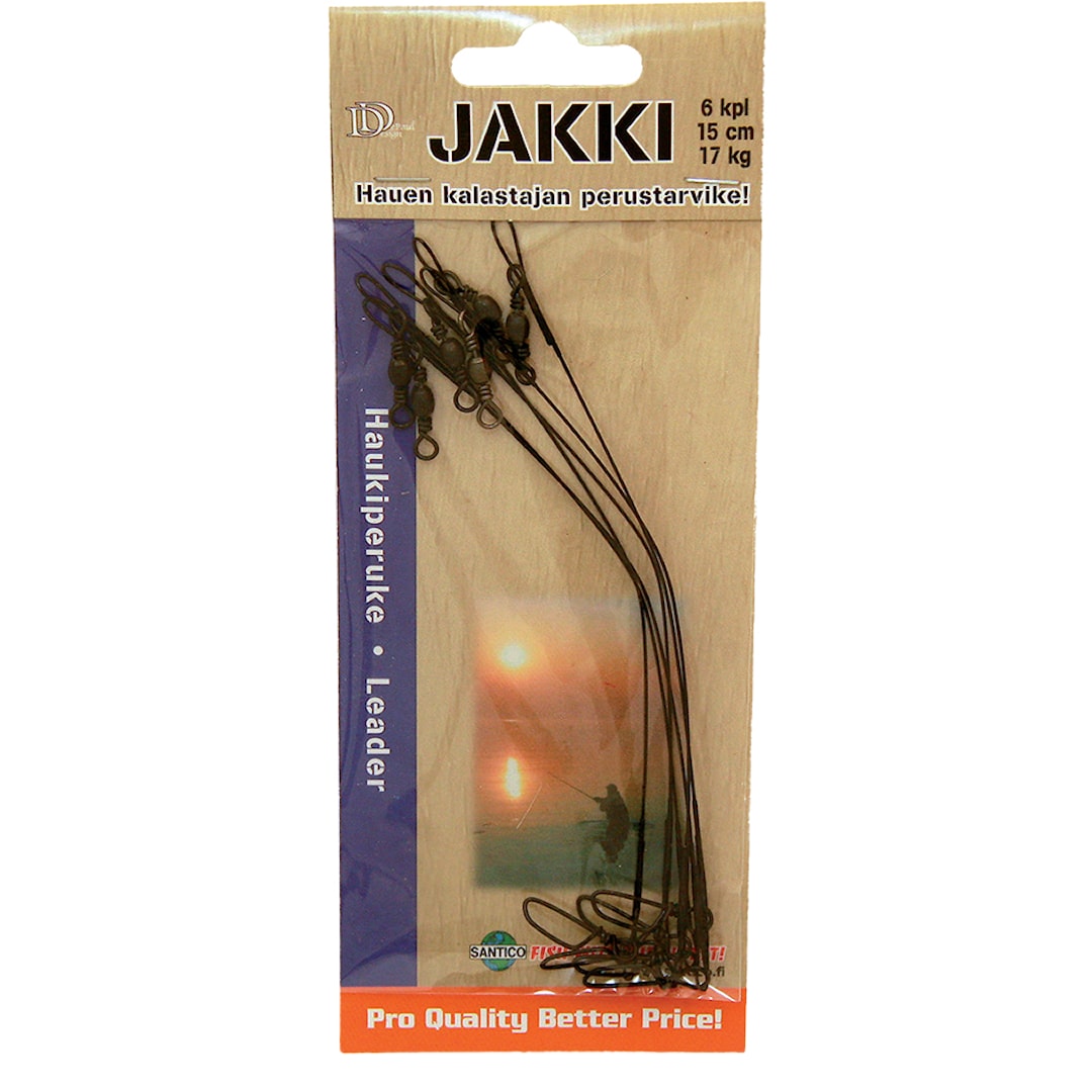 Jakki 15 cm vaijeriperuke 6 kpl/pkt