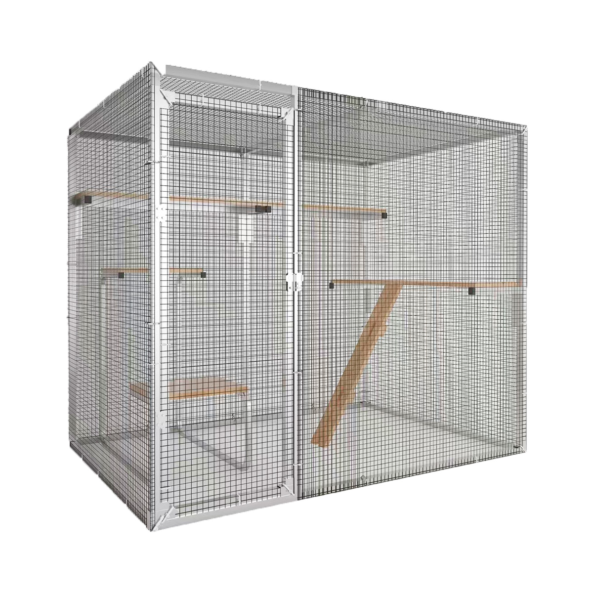Trekker Kissan ulkohäkki 2,5x1,5x1,95m