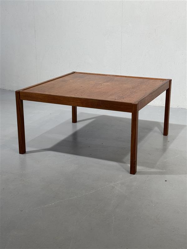 Asko vintage teak sohvapöytä 100x100