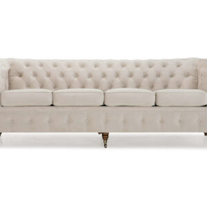 Samettisohva Chester Deluxe 4:n ist - Beige