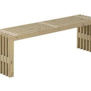 Rustik Rimapenkki Design 138x36x45cm - ajopuu -