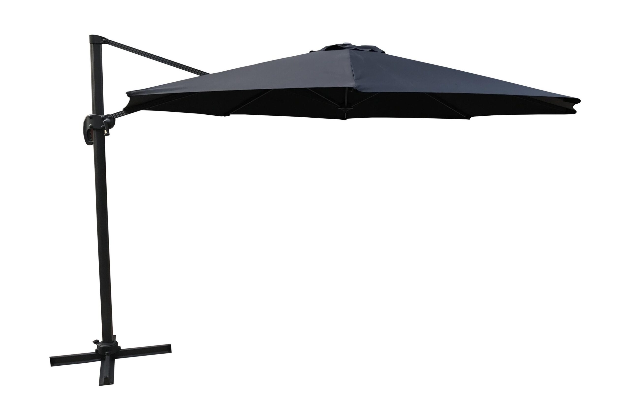 Aurinkovarjo Leeds 350 cm - Musta