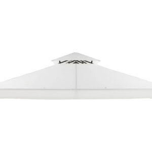 Paviljongin katto Bermuda 3x4 m - Luonnonvalkoinen