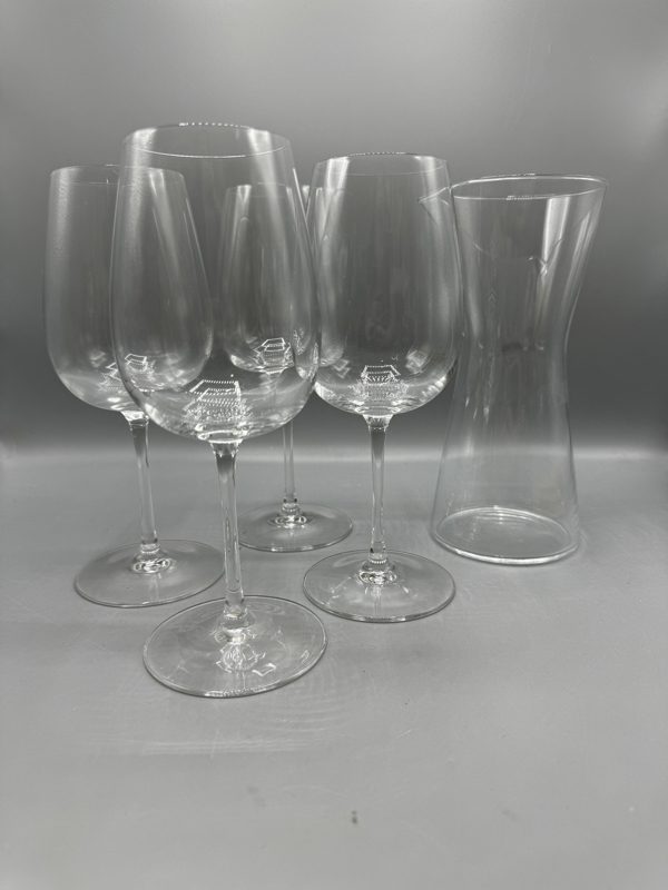 Iittala Kartio karahvi ja viinilasi (4 kpl)