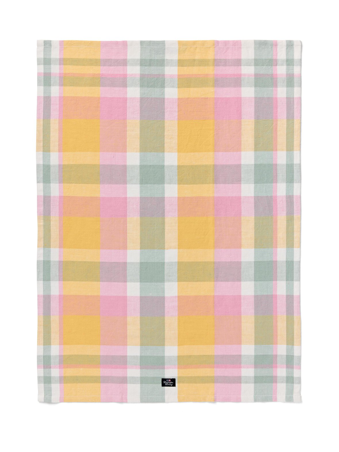Ruudullinen keittiöpyyhe 50 x 70 cm