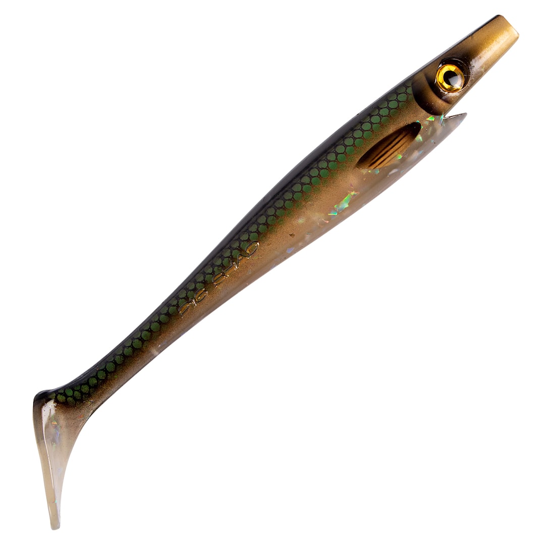 The Pig Shad Jr 20 cm kalajigi 2 kpl/pkt Emerald Herring