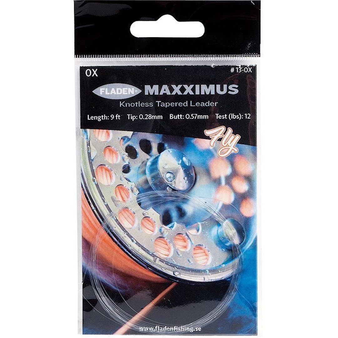 Maxximus Tapered Fly Leader kartioperuke